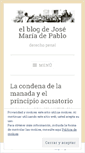 Mobile Screenshot of josemariadepablo.com