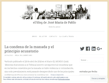Tablet Screenshot of josemariadepablo.com